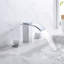 3 Hole Wterfall Widespread Bathroom Faucet-65462631