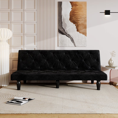 66" Velvet Convertible Sofa Bed - 3 Adjustable Positions For Living Room/Apartment/Bedroom? by House of Hampton