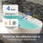 72'' x 35.375'' Freestanding Acrylic Double Ended Bathtub with Wide Rim,  - Available in Glossy White/Black, with 5 Finish Options for Trim-109946885-89730984
