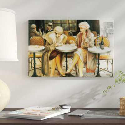 «Cafe III», reproduction sur toile