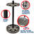24 Round Rod Rack W/Extension Post-391936013