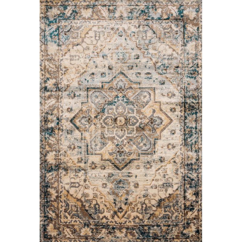 Jeterson Oriental Indoor Rug, Rectangle 5' x 7'3"