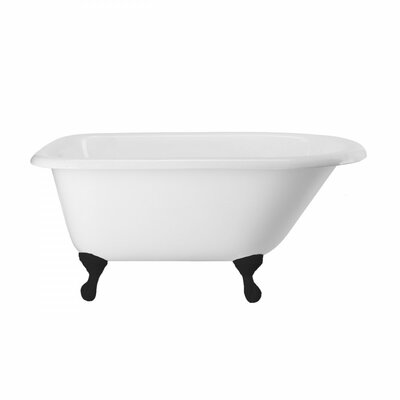 Norfolk 49"" x 30"" Clawfoot SoakingÂ Cast Iron Bathtub -  Chevington, CH48RT0WRBBM