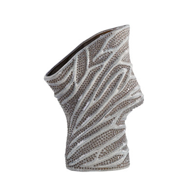Vase en porcelaine, argent