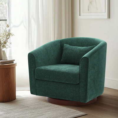 Fauteuil pivotant en chenille