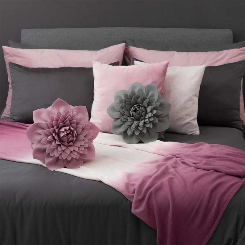  Coussin réversible, Rose