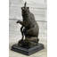 Figurine abneer grand ours debout sur une falaise