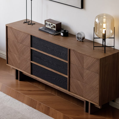 Multi-Drawer Retro Style Sideboard