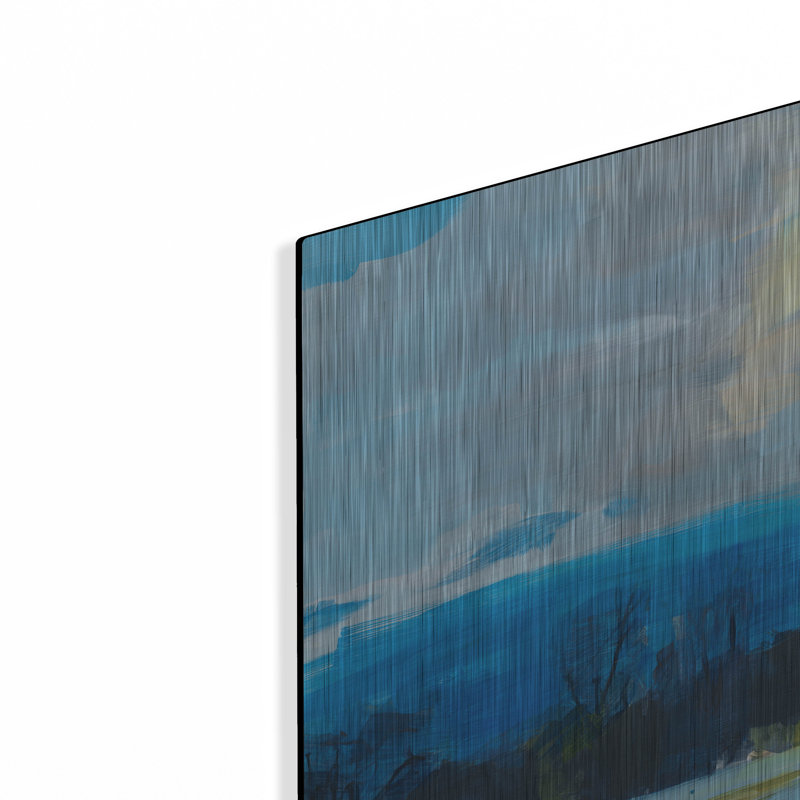  «Winter Trees» par Kathleen Robbins, art mural en métal, 12 po x 12 po, H 12 po x l 12 po