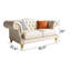 Canapé en cuir American Light Luxury