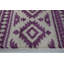 Tapis ivoire / mauve à motif abstrait Lindgren-26309473