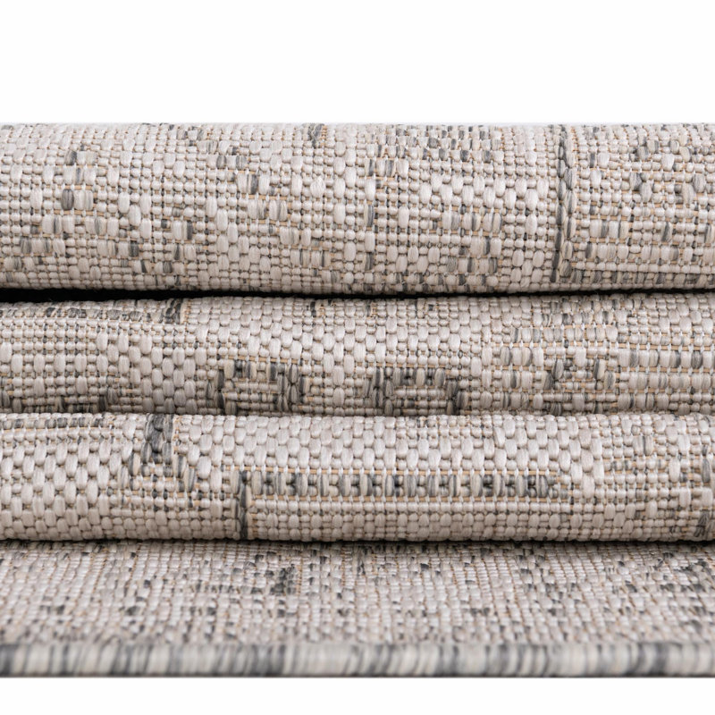 Outdoor Chand Area Rug Beige Color, Runner 2'7" x 12'