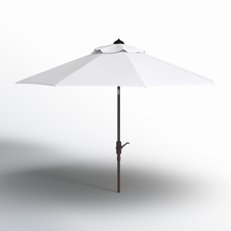 Parasol de marché, Blanc, 100.79" W x 100.79" D