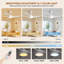 Ventilateur de plafond de 52 pouces avec lumière, ventilateur de plafond à DEL à éclairage silencieux avec télécommande pour la chambre à coucher, le salon, la cuisine, 3CCT, 6 vitesses, réversible, à intensité variable, minuterie, mémoire-2145054755