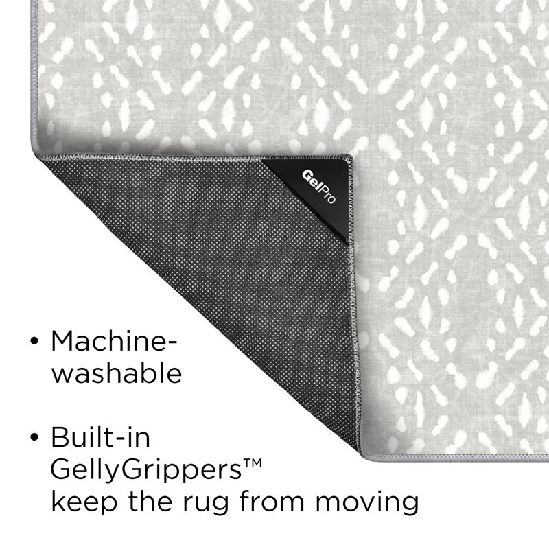 NeverMove Machine Washable Contemporary Dylan Rug, Runner 2' x 6'4"