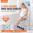 Adjustable Height Shower Chair with Back (350 lbs Capacity)