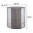 529 Coffee Table & End Table Silver-132043020