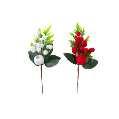 Baies floquées assorties - Paquet de 6