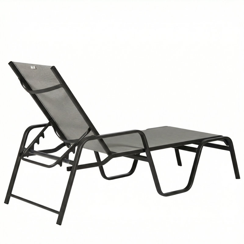 Chaise, Augustine Alloy II Sling/Granite