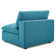 Commix Down Filled Overstuffed 6 Piece Sectional Sofa Set in Azure