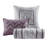 7 Piece Tufted Comforter Set Plum