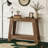 2-Tier Farmhouse Console Table Sofa Entryway Table with Storage