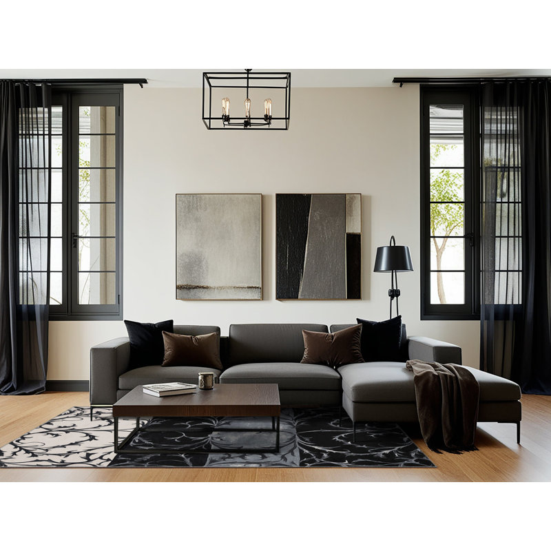 Tapis Ebony, Rectangle 2' x 3'