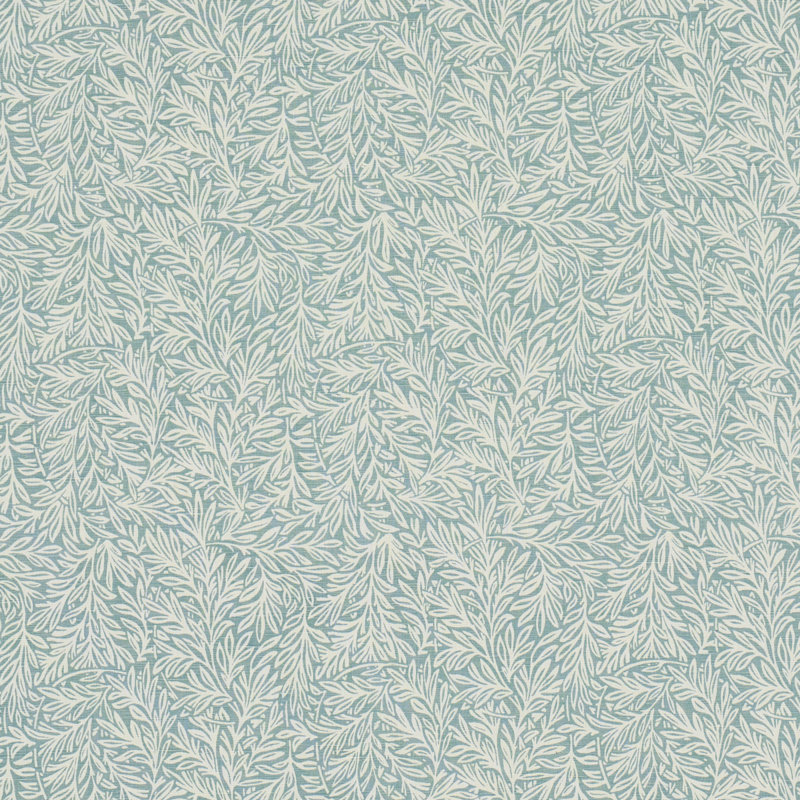 Willow Leaf Fabric, Aqua