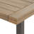 Outdoor Acacia Wood Dining Table,Grey/Rustic Metal-345173489