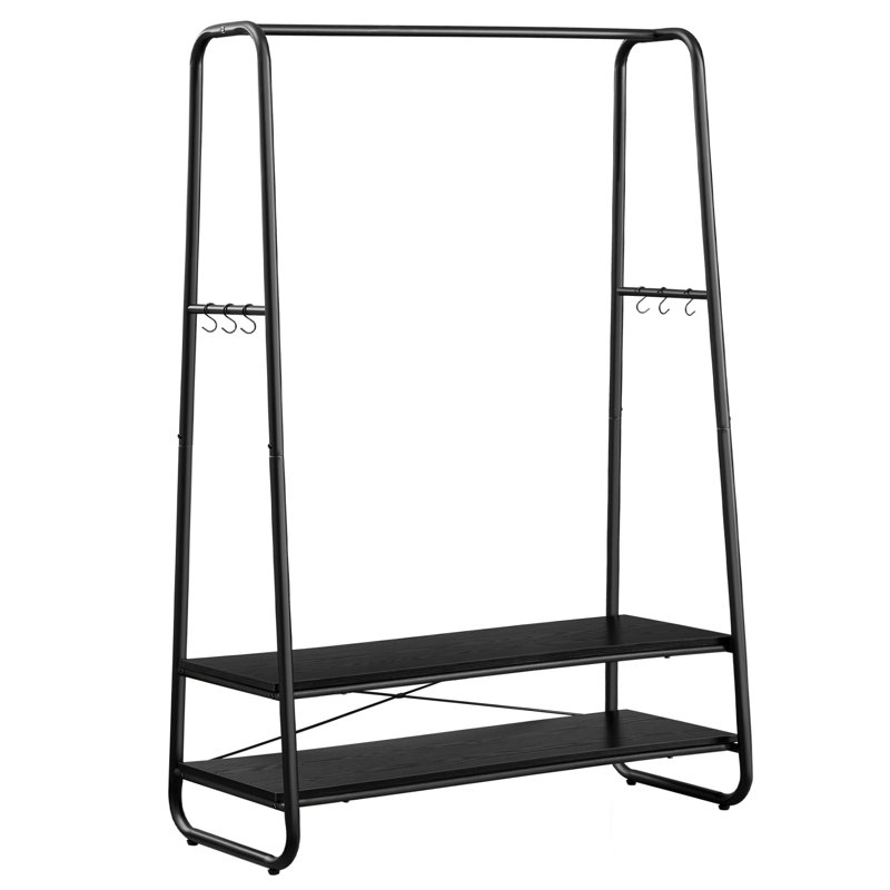 Sethe 100cm Clothing Rack, Ebony Black/Matte Black
