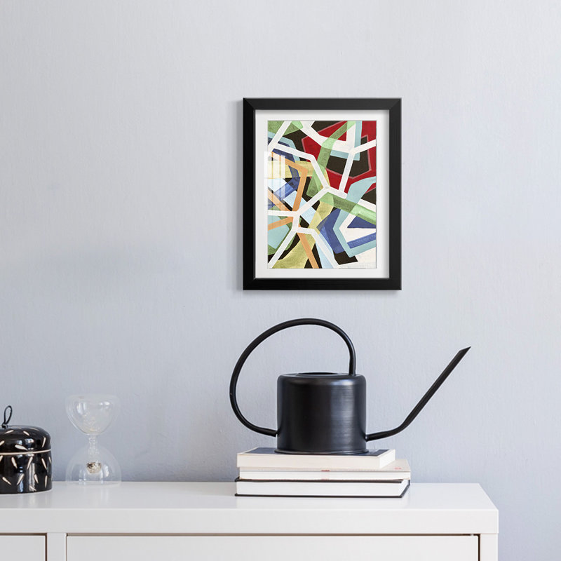 Magnétique couleur I - impression encadrée, H 28,5 po x l 20,5 po, Noir