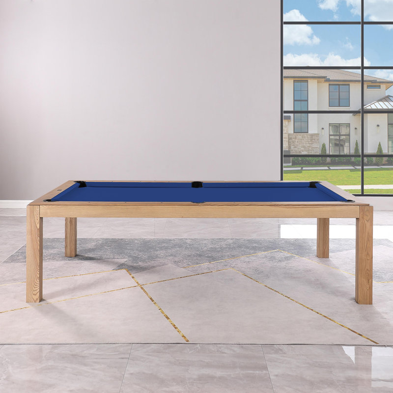 Table de billard Ashmont, 7 pi, Frêne Rétro, Bleu royal