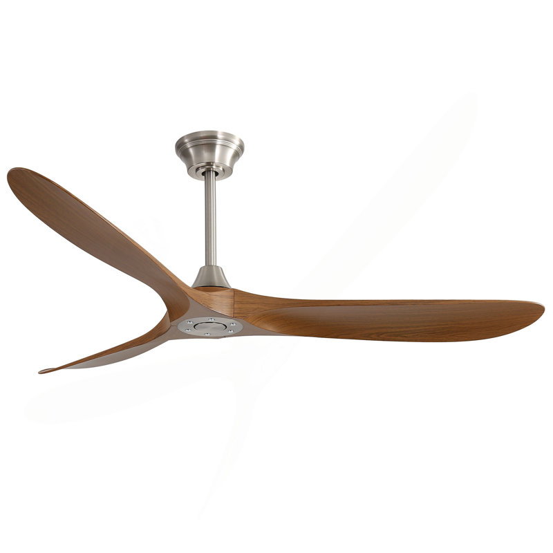Ventilateur de plafond extérieur 60 pouces sans lumière 3 pales ABS avec commande intelligente APP