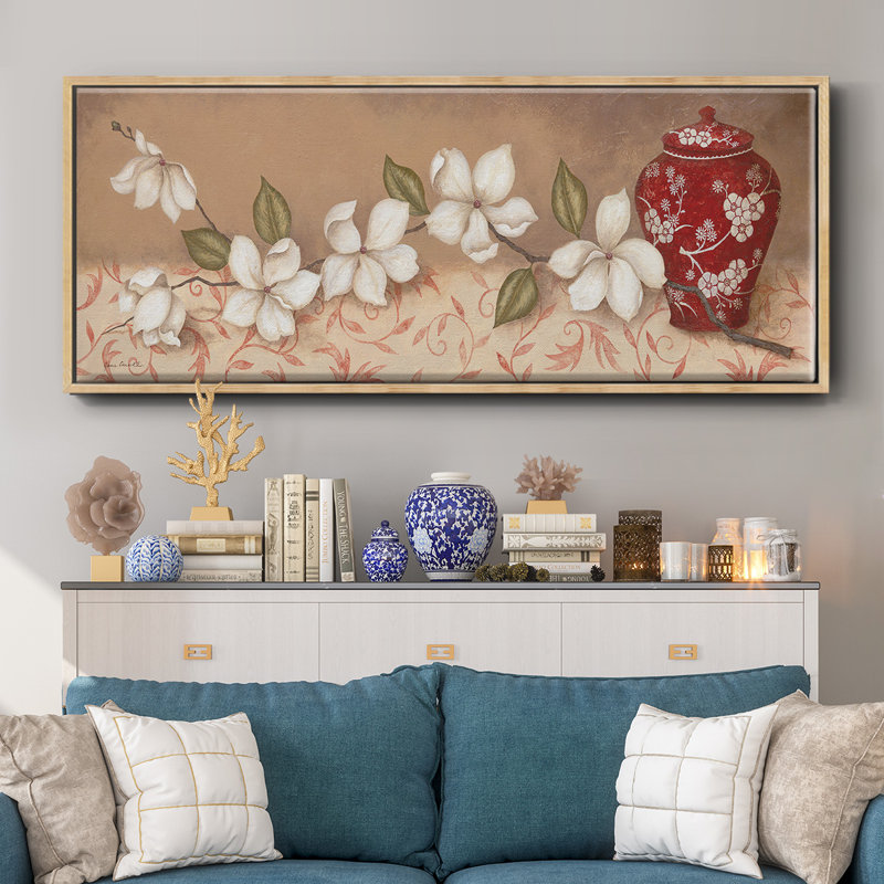 Chef-d'œuvre du manteau II - toile encadrée, H 20 po x l 50 po