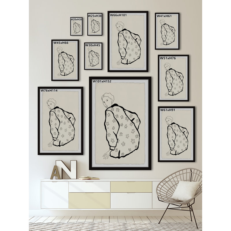 Clear the Air 1 Piece Single Picture Frame Painting, 91cm H x 61cm W x 3.81cm D