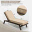 Coussin de chaise longue d'extérieur 2 pièces, 80 po x 26 po x 4 po-647617551-647617549-654445042