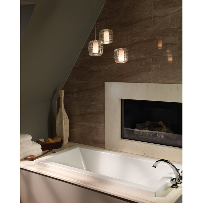 Baignoire encastrée 54 "MTI Solutions 19, Blanc