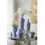 D9x24,5 "Vase en porcelaine bleue et blanche