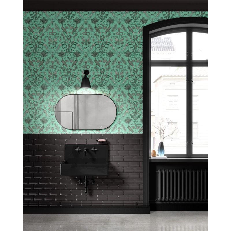 Critters Wallpaper, Black/Gray