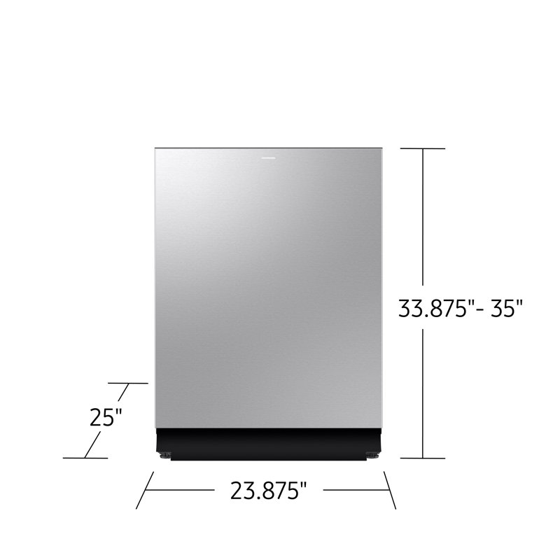 Samsung 38 dBA Bespoke Auto Open Door Dishwasher with 3rd Rack Washing System