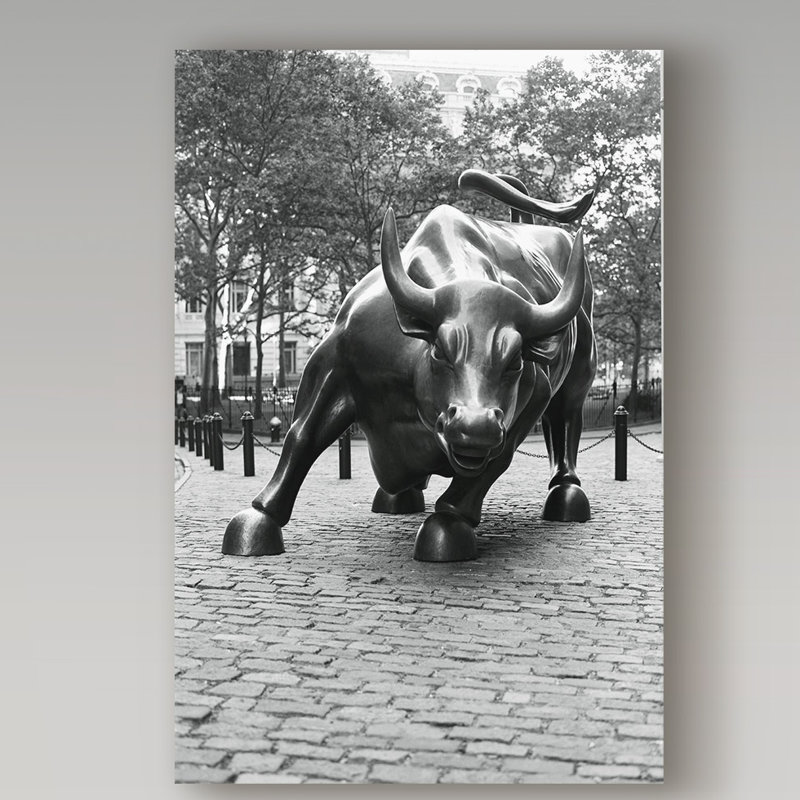 Avisha «Wall Street 1», reproduction de photo sur toile tendue, H 32 po x l 22 po