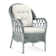 Chaise avec accoudoirs rembourrée Everglade