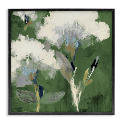 «Abstract Botanical Buds», art de la giclée encadrée par Liz Jardine