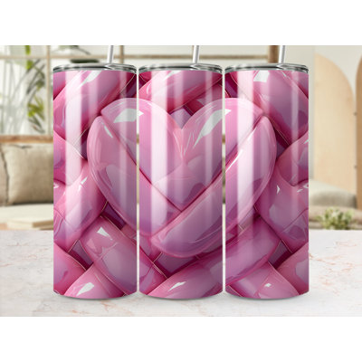 Choose Handmade Tumblers 591 mL Vacuum Insulated Stainless Steel (18/8) Travel Tumbler with Straw