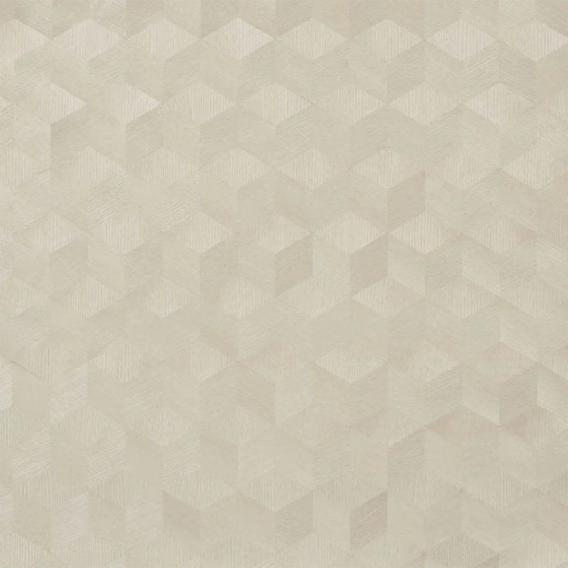 Chevron Inlay Wallpaper, Blond
