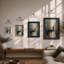 Solitary Urban Moment Modern - Framed Print-2060435331-2060435336