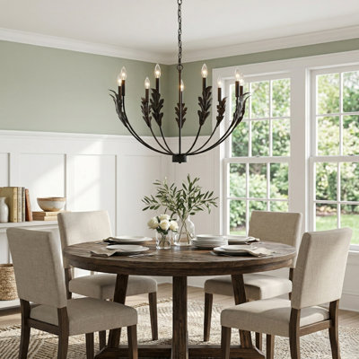 9-Light Dimmable Classic / Traditional Chandelier
