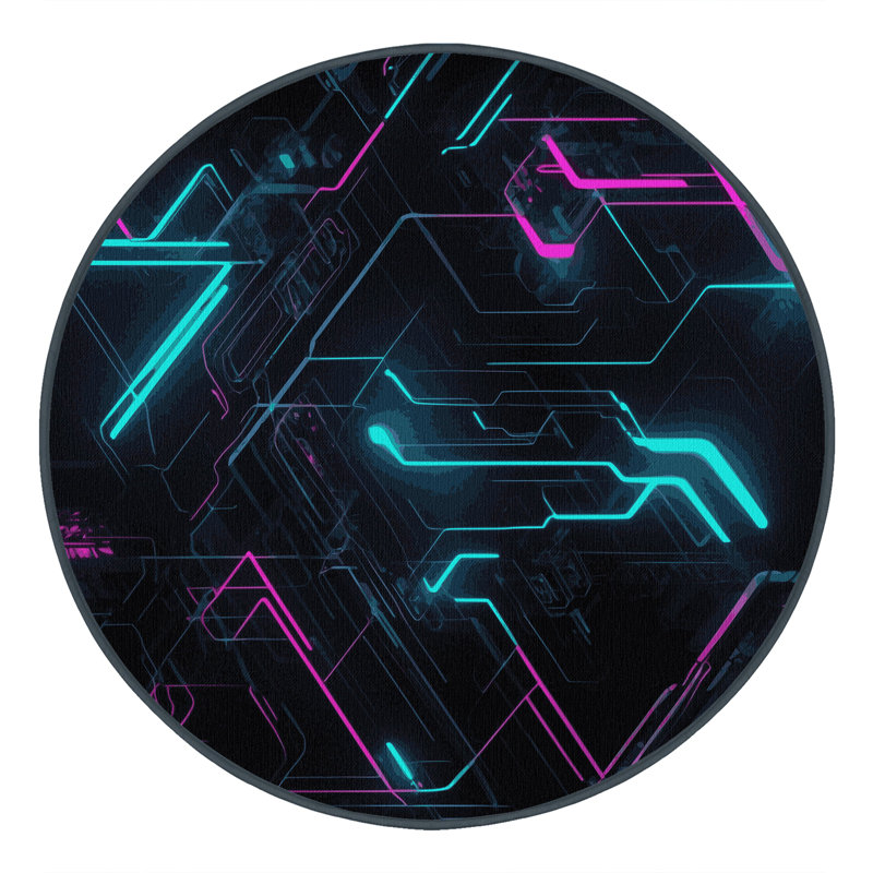 Hyper Spectra Rug, Round 6'