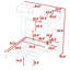 Lit escamotable avec armoires, bureau encastré et tablettes Murphy-640305414-640305413
