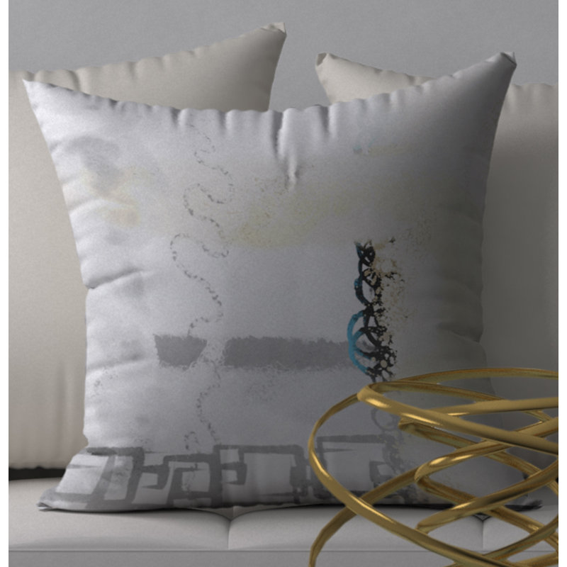 Housse d’oreiller carrée en savoir-faire confidence, 24 po x 24 po